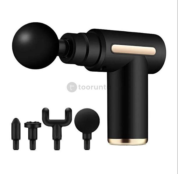 Massage Gun Sy-720 Handheld Electric Deep Tissue Percussion Muscle Massager, With 4 Heads & 6 Speeds