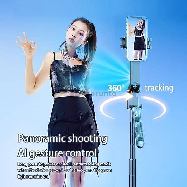 Q185 Smart Ai Gimbal Selfie Stick 1.8m Tripod Bracket Integrated Handheld Gimbal Anti-shake Live Broadcast Bracket
