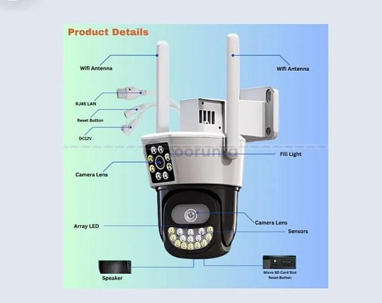 Dual Lens Cctv Camera