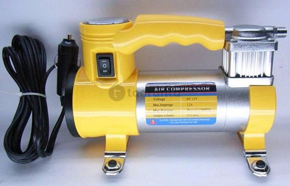 Portable Air Compressor Heavy Duty 12v 140psi/965kpa Pump Electric Tyre Inflator
