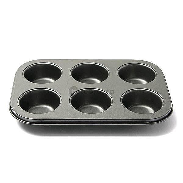 6 Cups Non-stick Cupcake Baking Tray