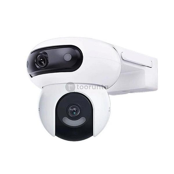 Ezviz H90 Dual 4mp Outdoor Colorvu Dual-lens Pan & Tilt Wired/wireless Cctv Camera Fully Sd Card Supported