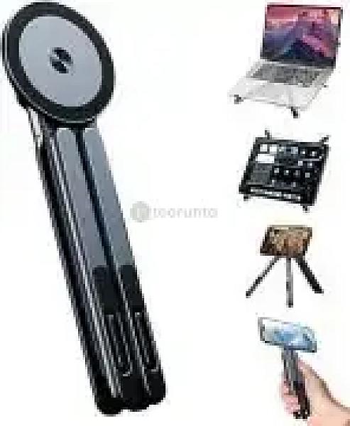 A8 3 In 1 Adjustable Aluminum Alloy Magnetic Folding Stand For Laptops, Tablets, And Phones