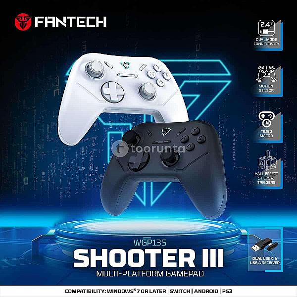 Fantech Wgp13s Multi-platform Wireless Gamepad – Hall Effect Joystick & Trigger, 1000hz Polling