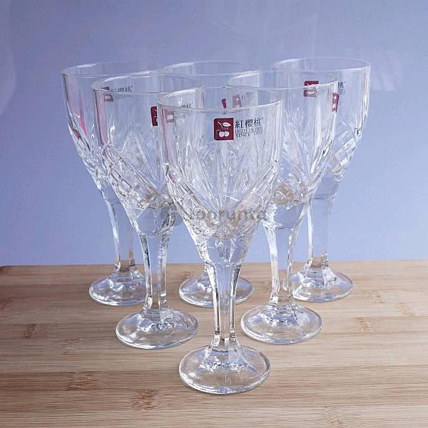 Wine Glass (Pack Of 6) Red Cherry – Xmg-02
