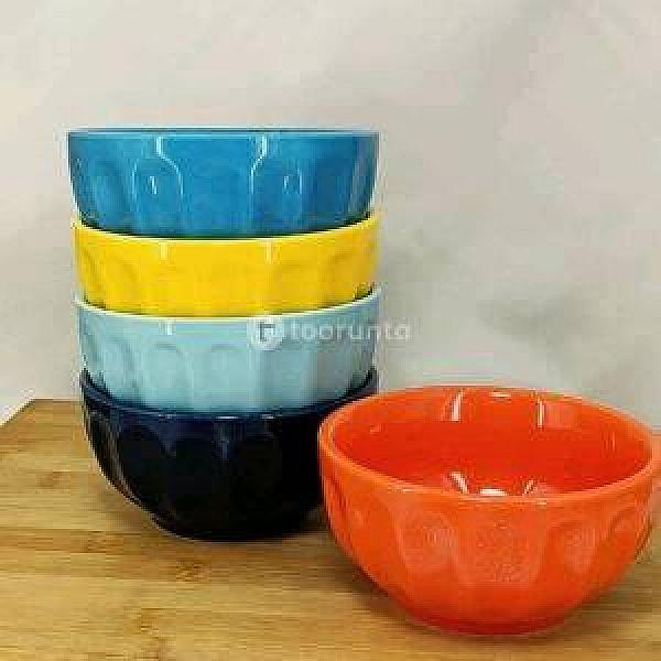 Ribbed Latte Bowl 5.5″ (Pack Of 5)