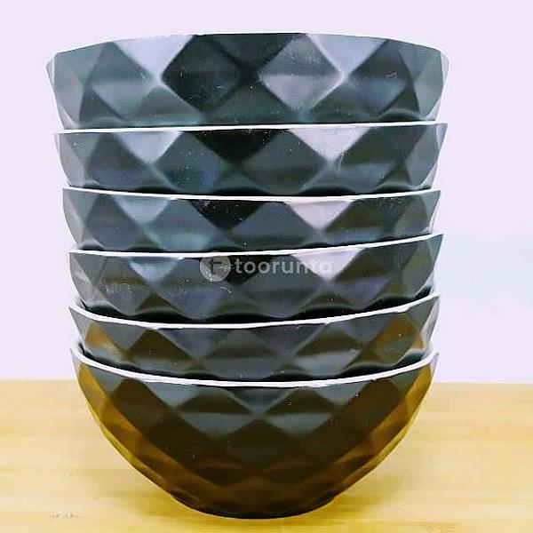 Color Bowl Latte Diamonds (Pack Of 6) 6306