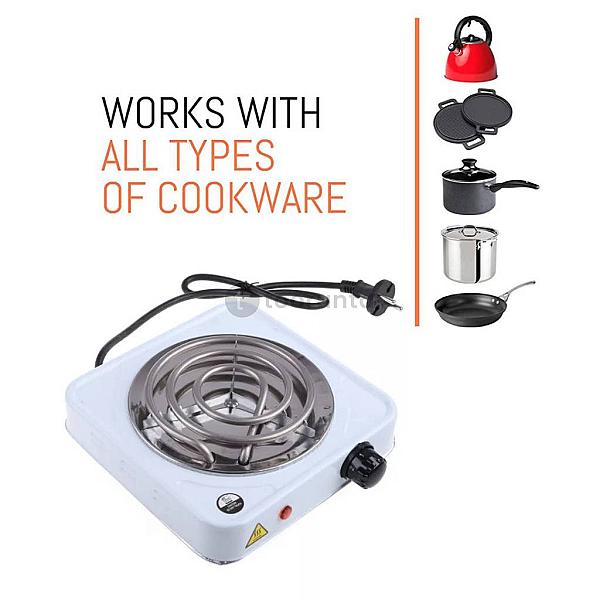 Single Burner Electric Stove (Works With All Types Of Cookware) Coil