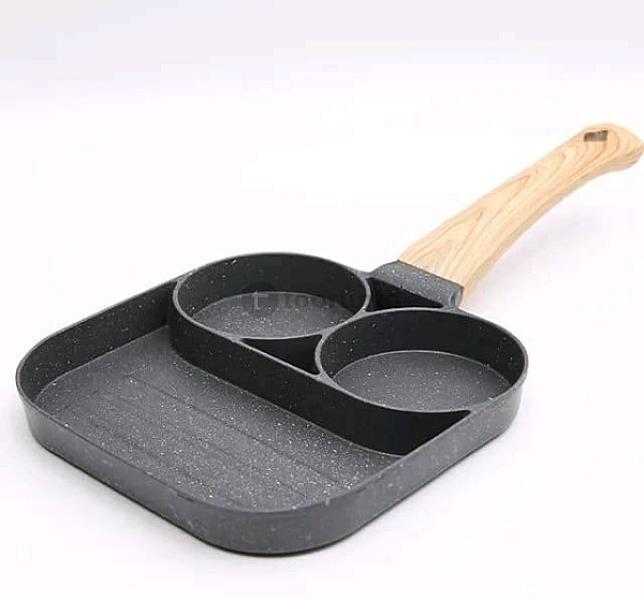 3 Holes Eye Non-stick Breakfast Pan