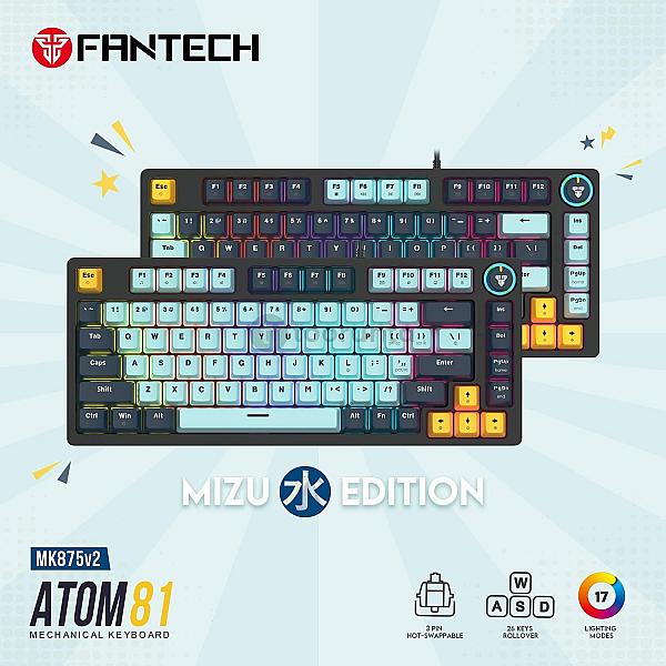Mk875 V2 Atom 81 Mizu Edition Mechanical Keyboard