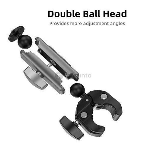 Telesin Gp-hbm-001 Aluminum Alloy Universal Tube Clamp Handlebar Mount