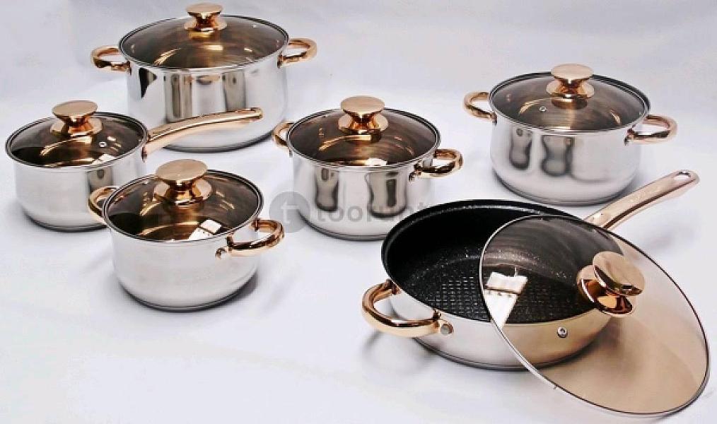 Kaisa Villa Cookware Set (6 Piece Stainless Steel Induction)