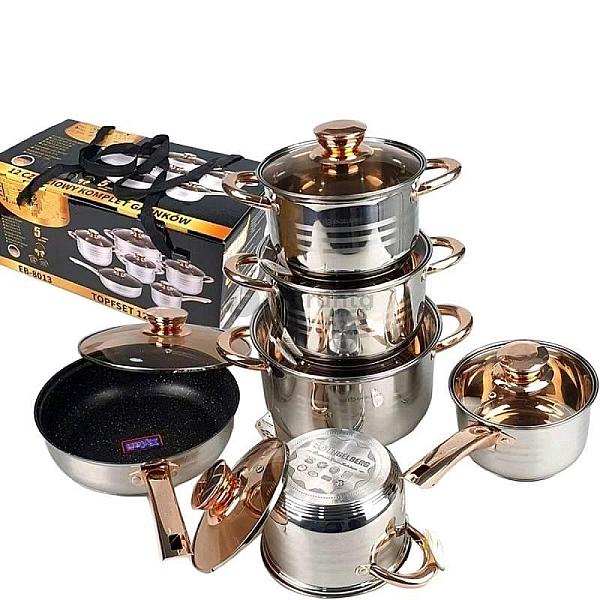 Ebberg (Eb-813)12 Pcs Cookware Set