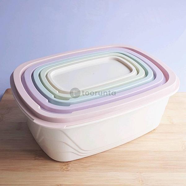 5 Pieces Storage Box (Fresh Box-8010a) Rectangle