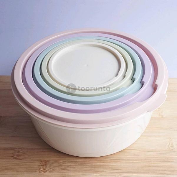 5 Pieces Storage Box (Fresh Box-8012a) Round