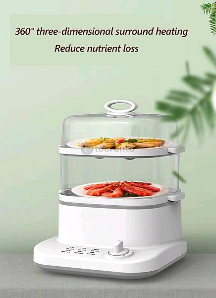 Boma 8l Kitchen Cookware Cooking Momo Steamer Electrical 2 Layers Multi Purpose Electric Food Steamer