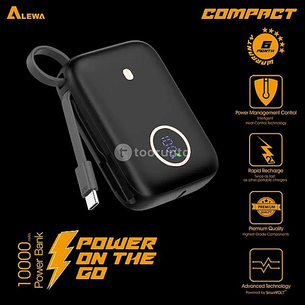 Alewa Compact 10000mah Powerbank