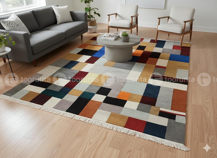 Hand-knotted Nepali Woolen Carpet 60 Knots,170 Cm X 240 Cm