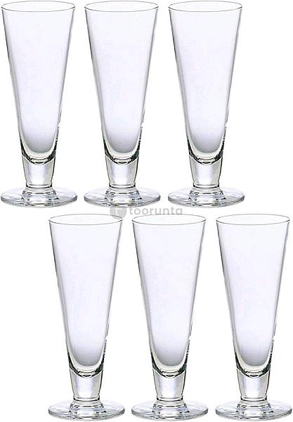 Footed Pilsner Glass | Pack Of 6