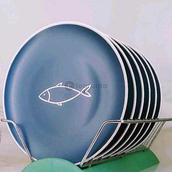 11″ Ceramic Plate (Pack Of 6) 6673