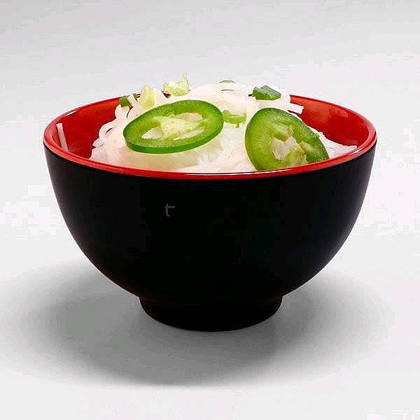 Melamine Bowl Red/black Rice (6 Pcs Set) 2702