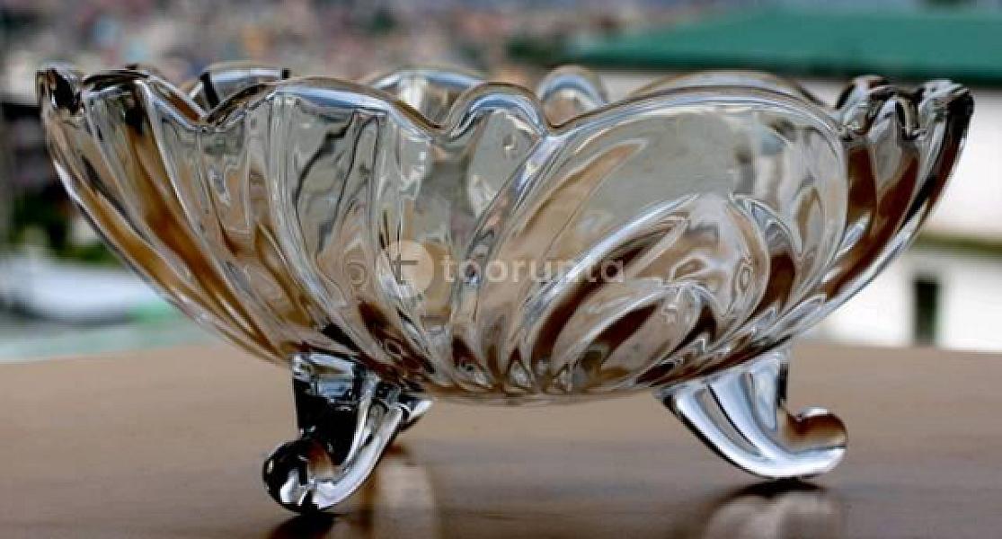 Decorative Glass Fruit Bowl 9.5″ Andros