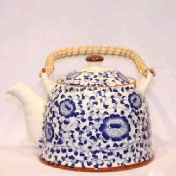 Teapot With Bamboo Handle