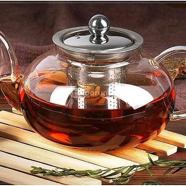 Pyrex Glass Teapot With Removable Glass Infuser | 800 Ml