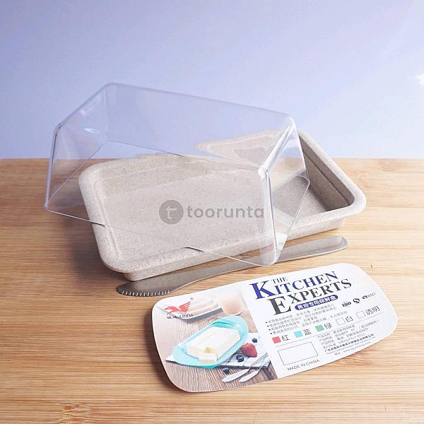 Butter Dish With Knife