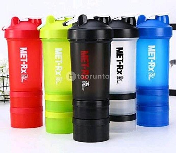Met-rx Protein Shaker Bottle With Spider Spring