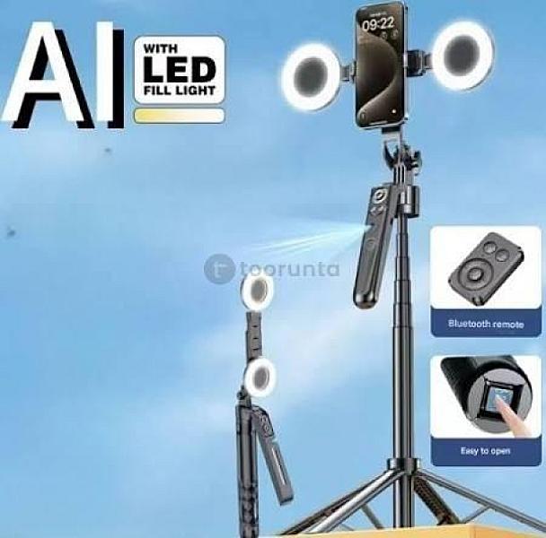 Plokama Auto A7 Pro Ai Face Tracking 360° Rotate Tripod With Led Fill Lightno Ratings