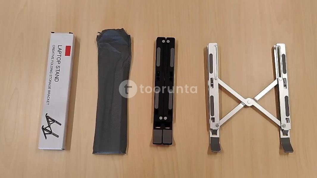 Aluminium Alloy Adjustable Laptop Stand For 10 To 17 Inches Laptop/tab