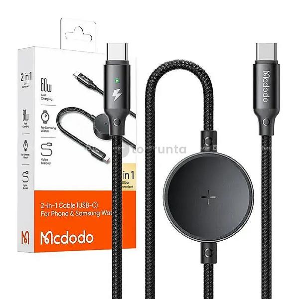 2-in-1 Cable (Usb-c) For Phone & Galaxy Samsung Watch