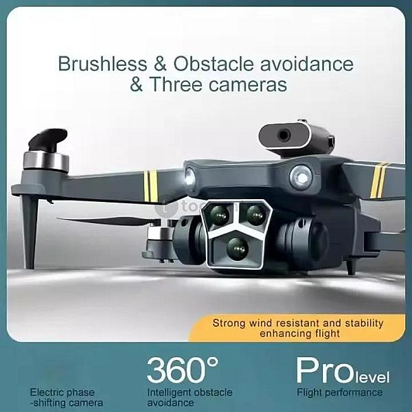 Y3 Ultra Beginner Dronee 2.4g Mini Fpv Camera Big Screen Brushless Motor Obstacle Avoidance Wifi Remote Control Rc Droone With Remote Display Droonee