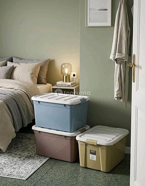 Stb Embrace | Extra Large Storage Bin Box With Lid I 8819 (80 Litre)