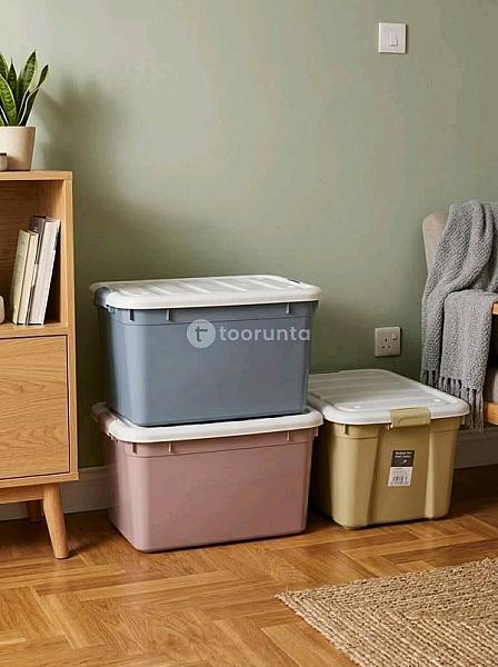 Stb Embrace | Extra Large Storage Bin Box With Lid I 8818 (100 Litre)