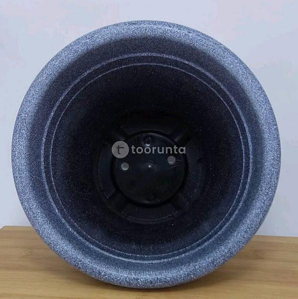Poly Garden / Plastic Flower Pot Stone Painted (Small : 200 Mm Diameter * 150 Mm Height)