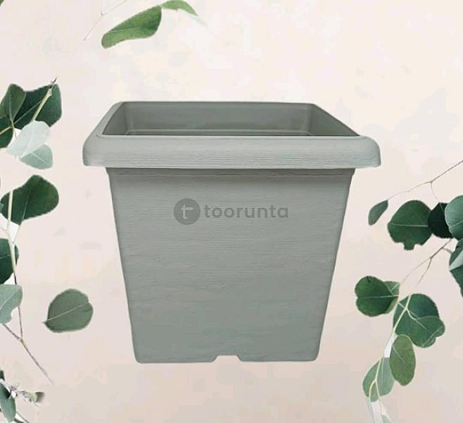 Poly Garden / Plastic Flower Pot Square – Pfp-f-303 : 21 X 21 X 20.7cm
