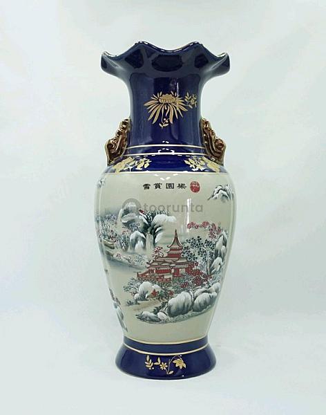 Floral Essence / Classic Vase With Drawing 14″