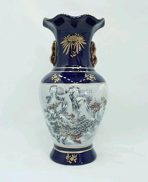 Floral Essence / Classic Vase With Painting 18″