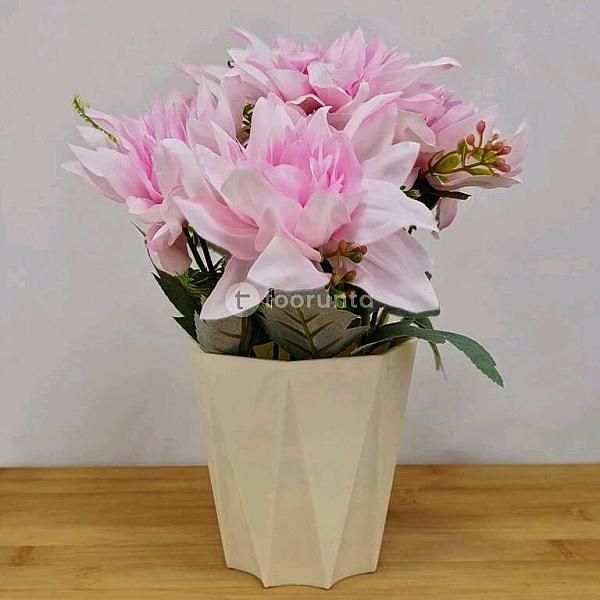 Artificial Flower Ceramic Pot (Pc213-6)