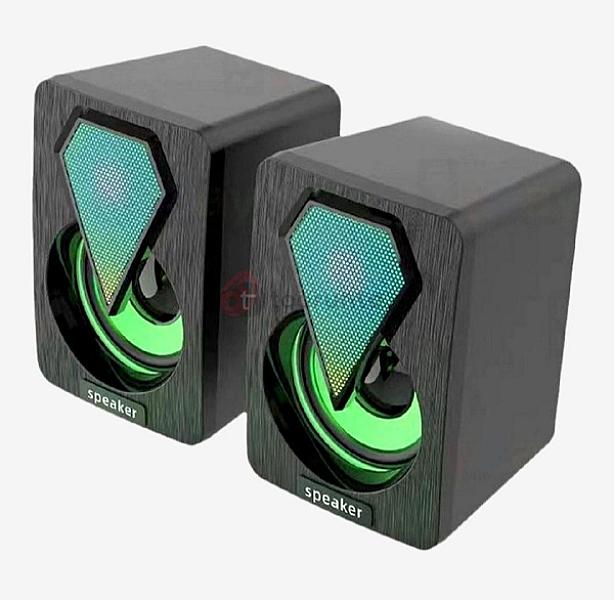 Wired Speakers Laptop Speakers, Colorful Lighting Speakers