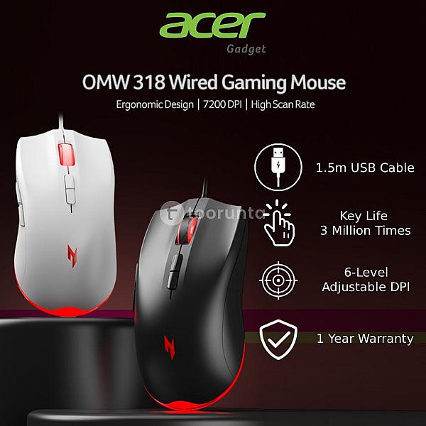 Acer Nitro Omw318 Wired Gaming Mouse