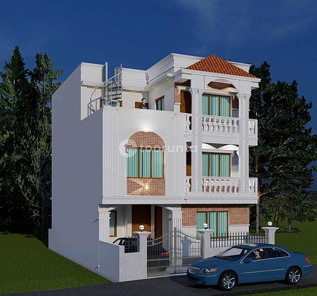 Brand New Semi Bunglow On Sale At Tokha, Meghacity
