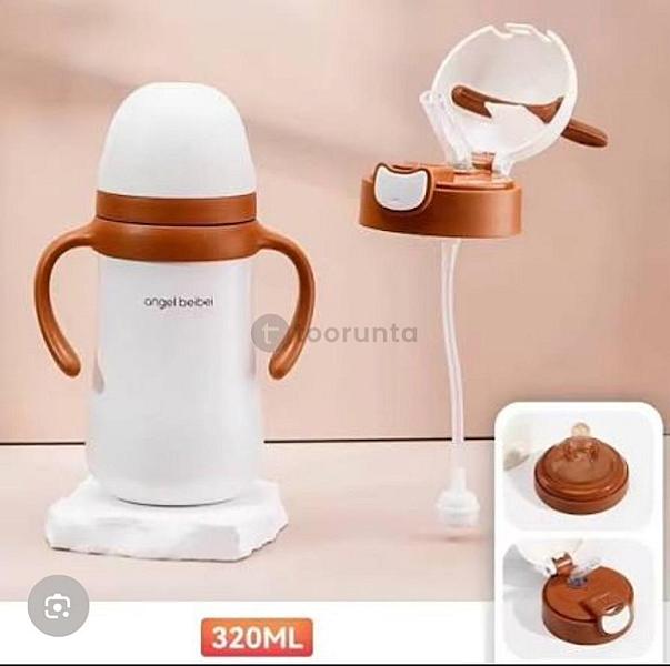 2 In 1 Angel Steel Baby Bottle