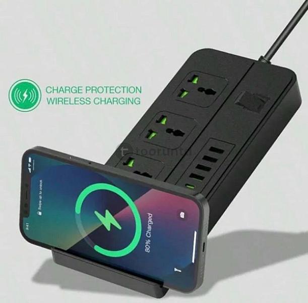 Power multi plug with usb phone charger