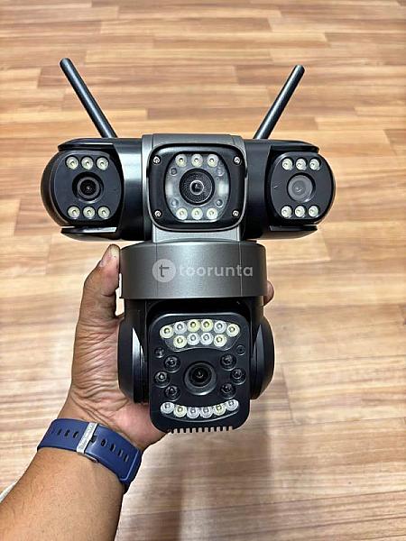 Cctv Camera Security Camera With 3 Lenses