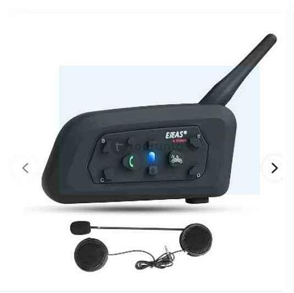 Ejeas V6 Pro Motorcycle Helmet Bluetooth Intercom
