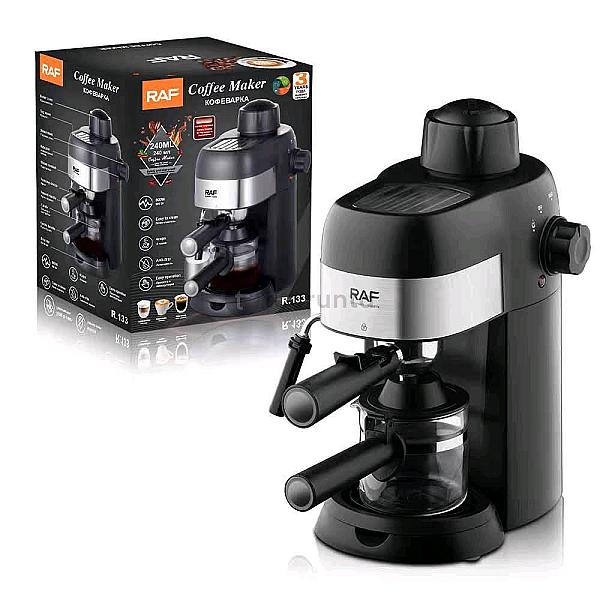 Raf R.133 | Semi Automatic Italian Espresso Coffee Machine With Steam Milk Frother