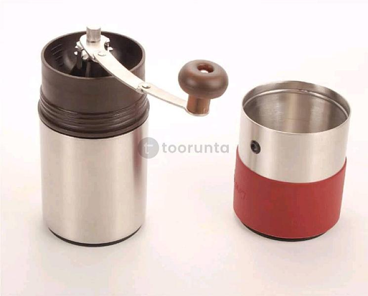 Coffee Grinder Folding Handle Stainless Steel Percolator Filter Home Office Hand Cranked Grinder Portable Adjustable Coarseness